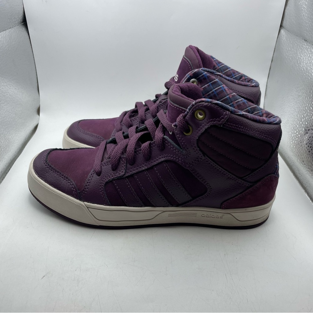 Adidas Neo Raleigh Mid Plum Sneakers women’s size 7